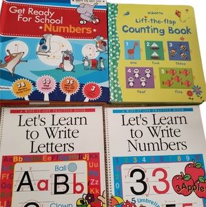 Learn numbers and letters book bundle.